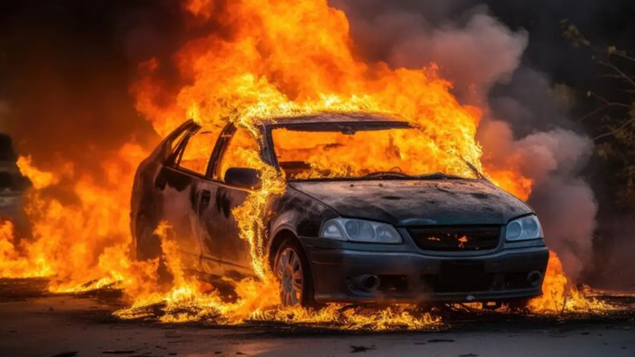 car fire car fire