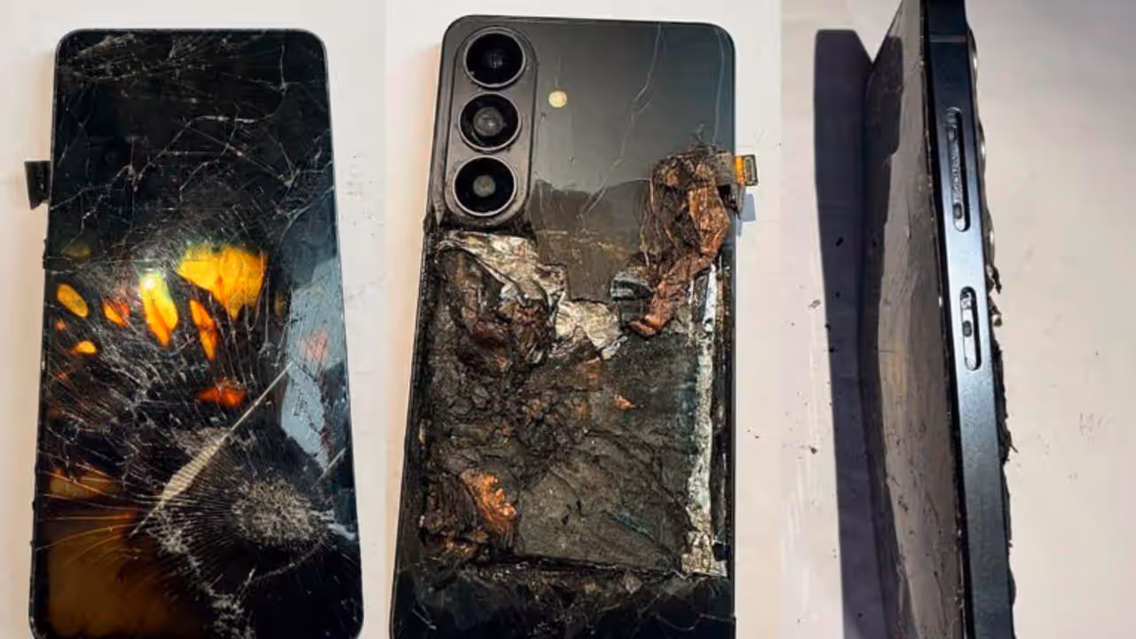 Samsung Galaxy S26 Allegedly Explodes in Man’s Pocket, Viral Reddit Photos Show Burnt Phone Samsung Galaxy S26 Allegedly Explodes in Man’s Pocket, Viral Reddit Photos Show Burnt Phone