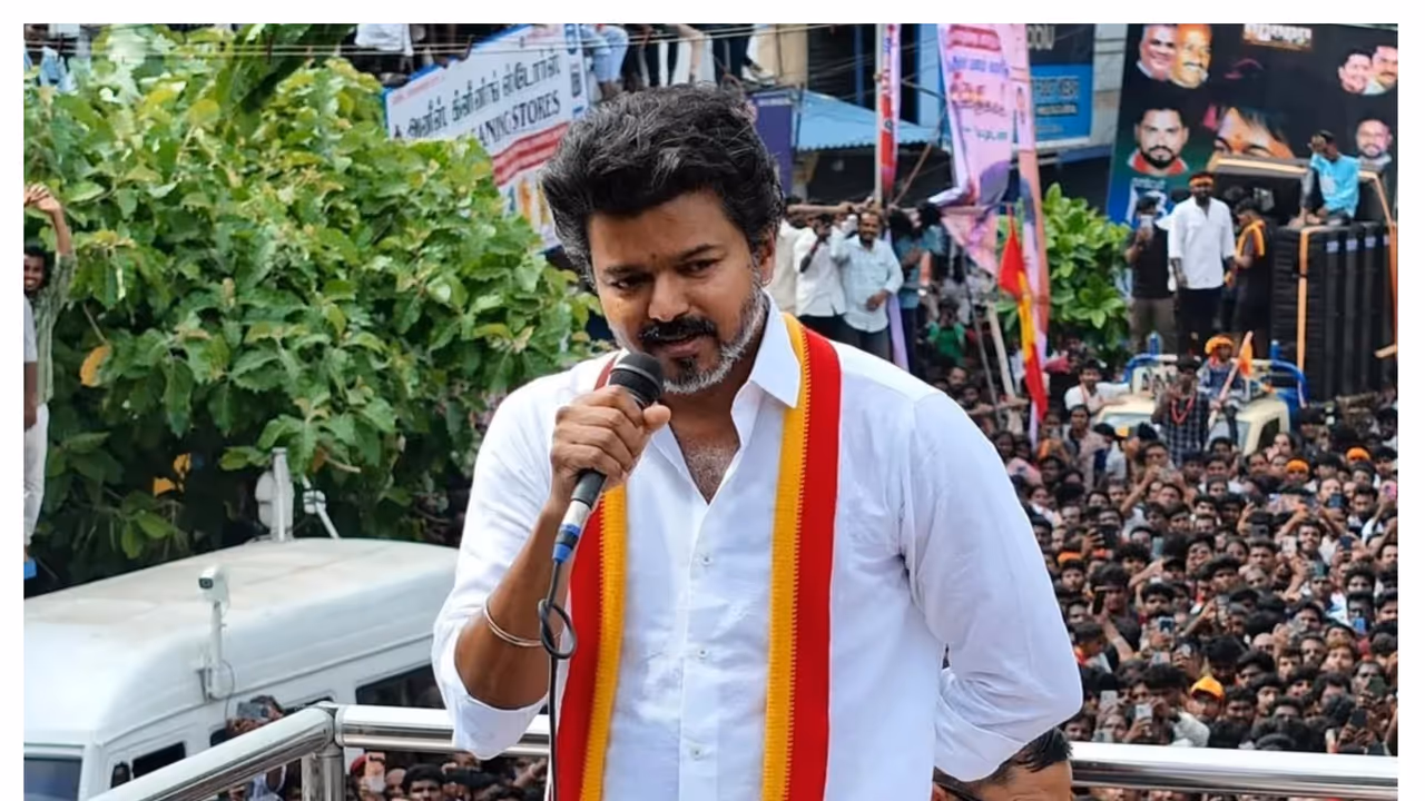 TVK Vijay State visit