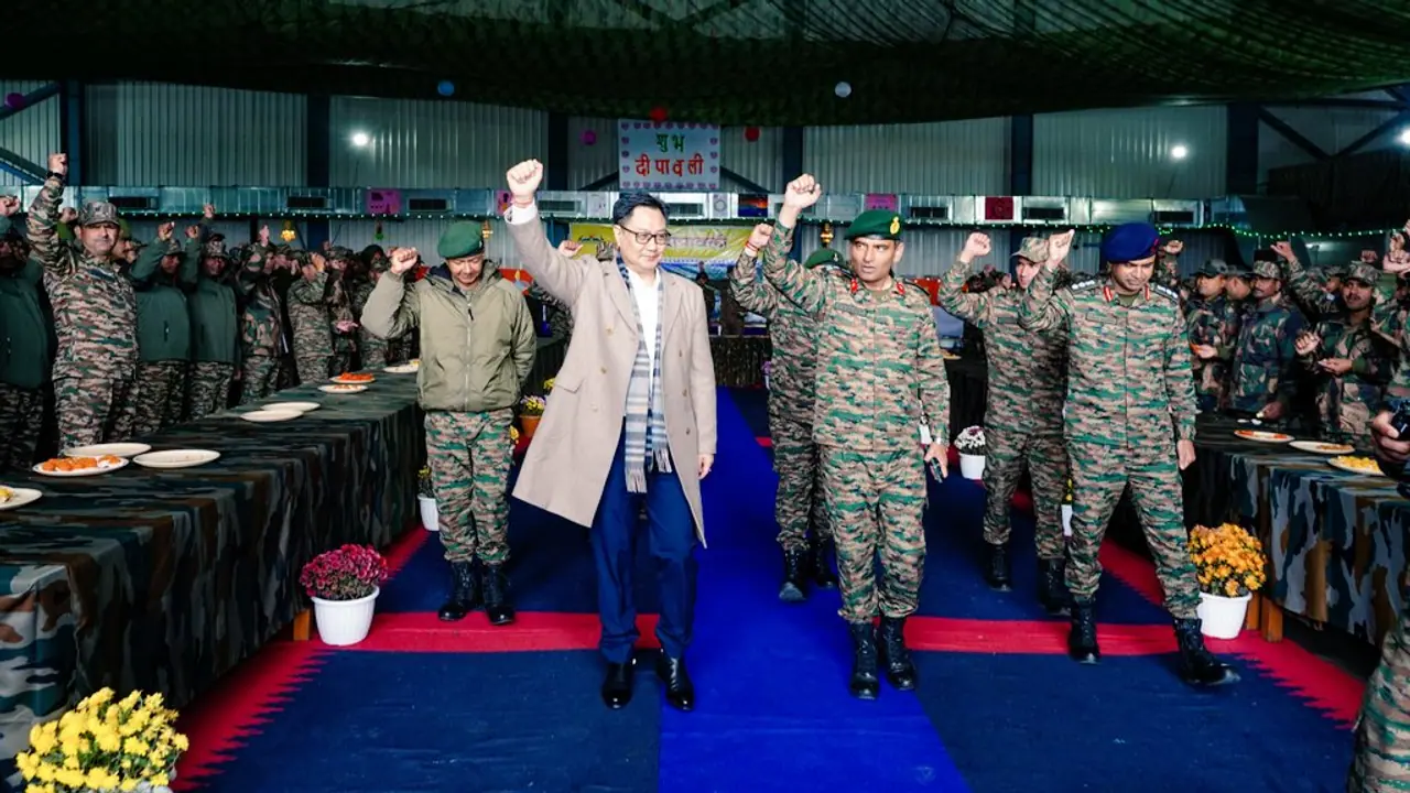 Kiren Rijiju at tawang Kiren Rijiju at tawang