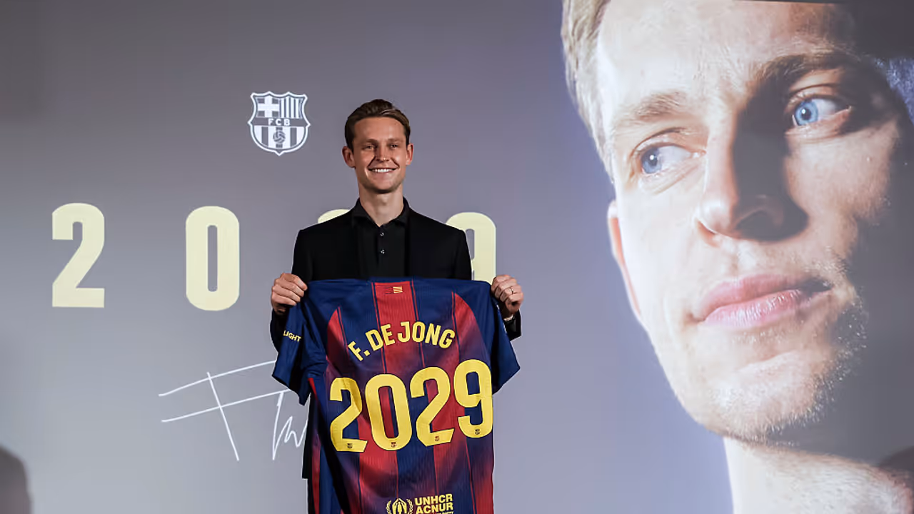 FC Barcelona's Frenkie De Jong