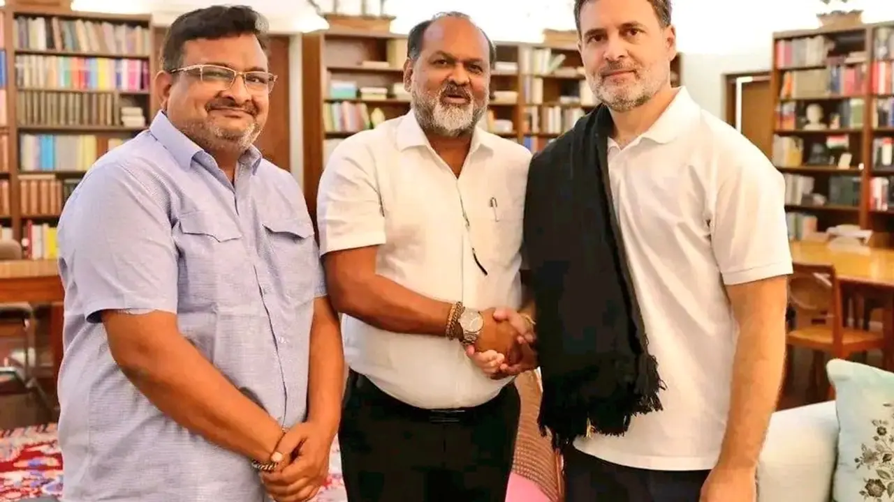 mahadev jankar and rahul gandhi mahadev jankar and rahul gandhi