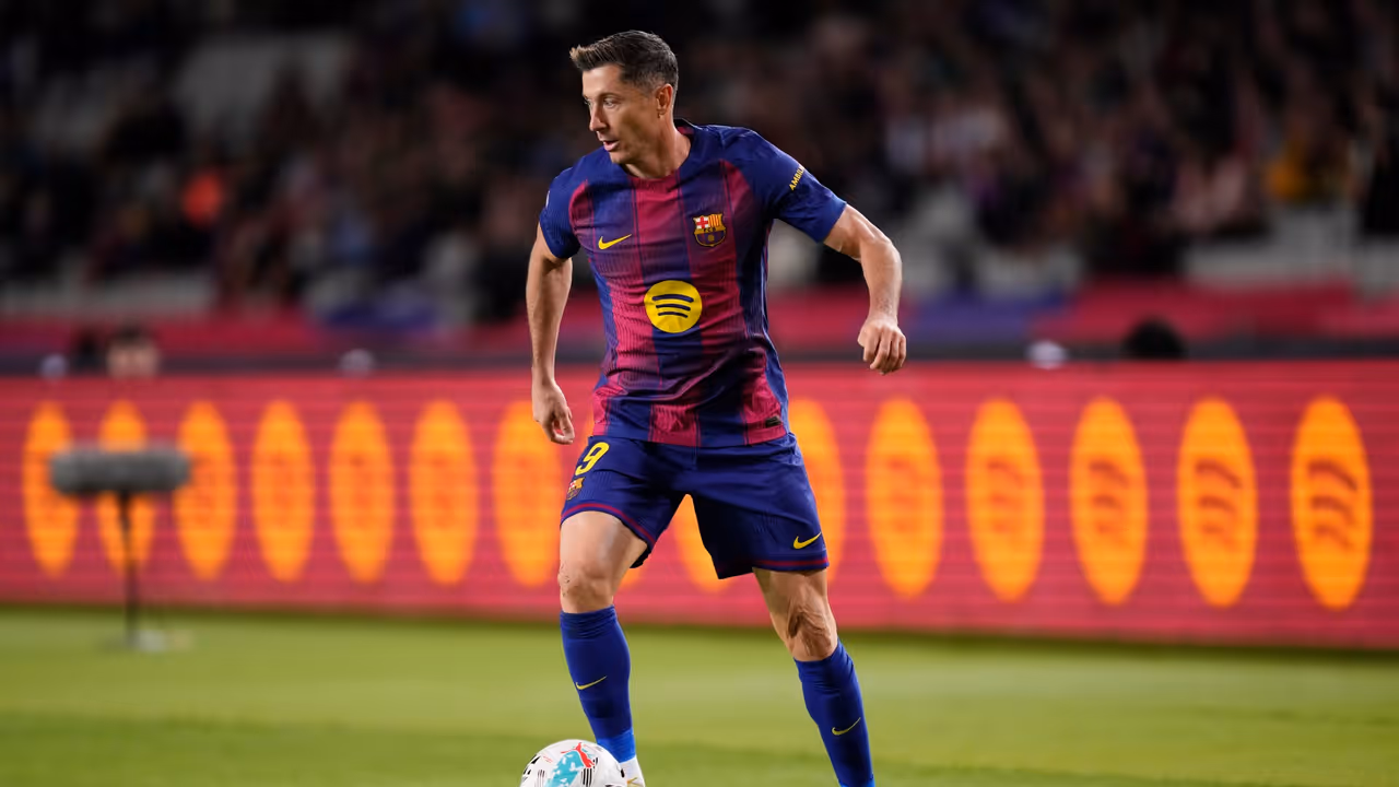Barcelona star Robert Lewandowski