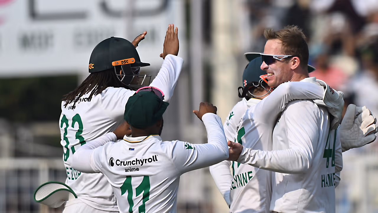 South African spinner Simon Harmer