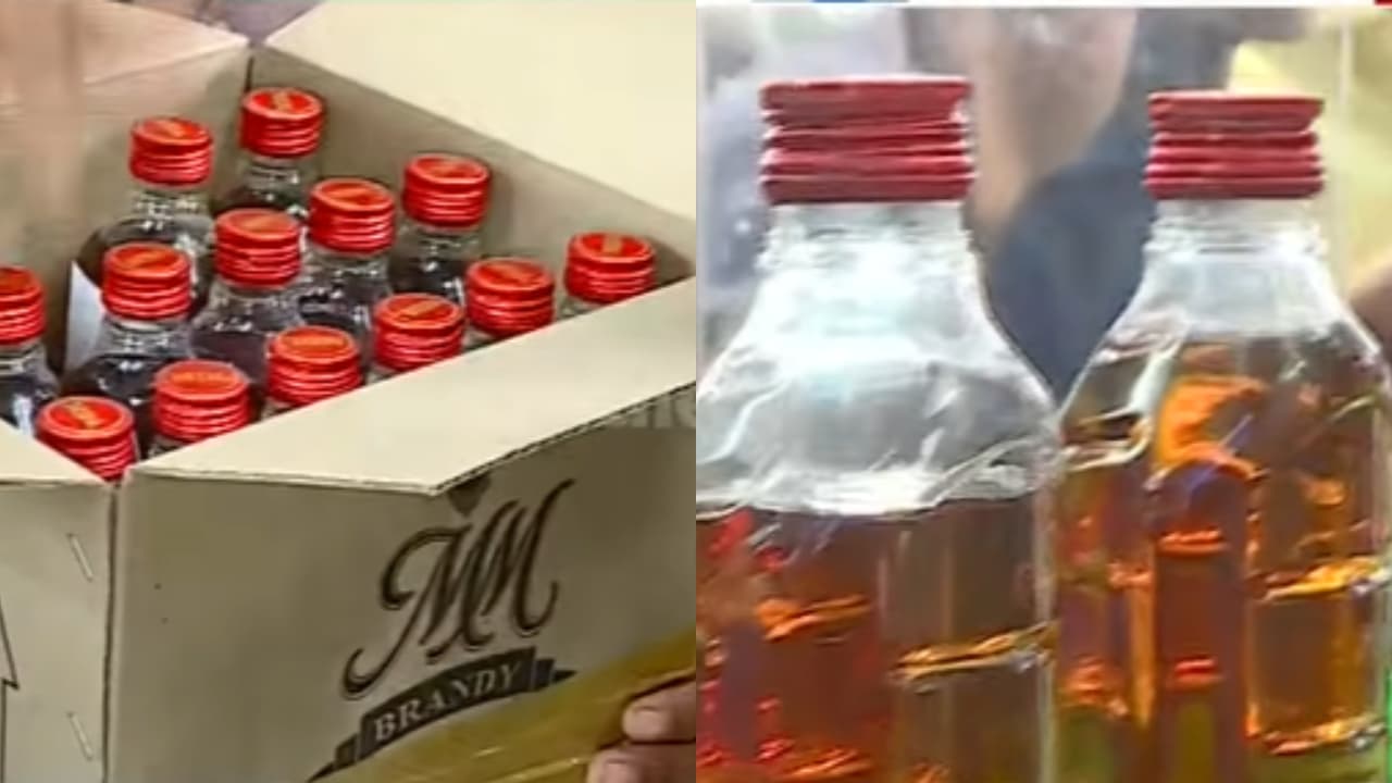 Malabar Distilleries unit in Palakkad Palakkad producing Minnal Magic brandy bottles at a speed of 240 units per minute Malabar Distilleries unit in Palakkad Palakkad producing Minnal Magic brandy bottles at a speed of 240 units per minute