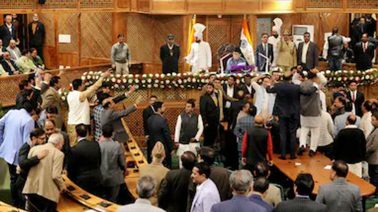 Jammu Kashmir Assembly schuffle 