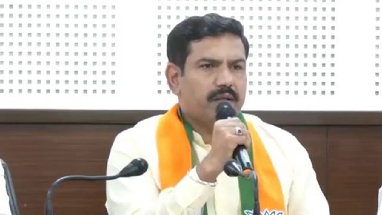 BJP Karnataka Chief Vijayendra Yediyurappa (Photo/ANI)