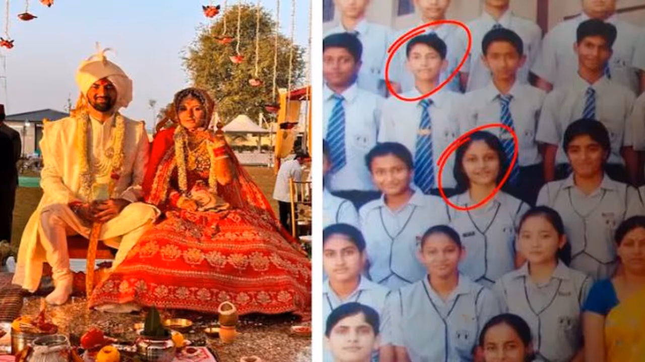 Woman marries classmate she used to hate