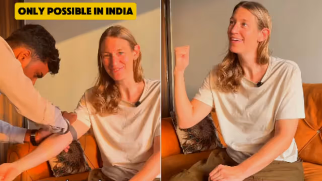 Foreigner Amazed by Free Home Blood Test in Mumbai Foreigner Amazed by Free Home Blood Test in Mumbai
