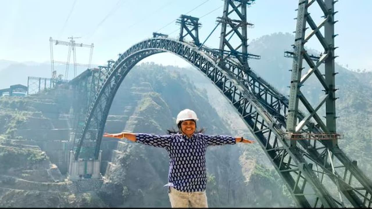  Madhavi Latha engineer of Chenab Bridge project
