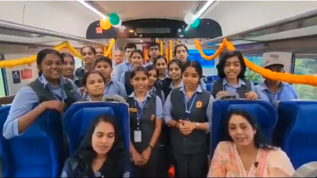 RSS song in Vande Bharat express Train