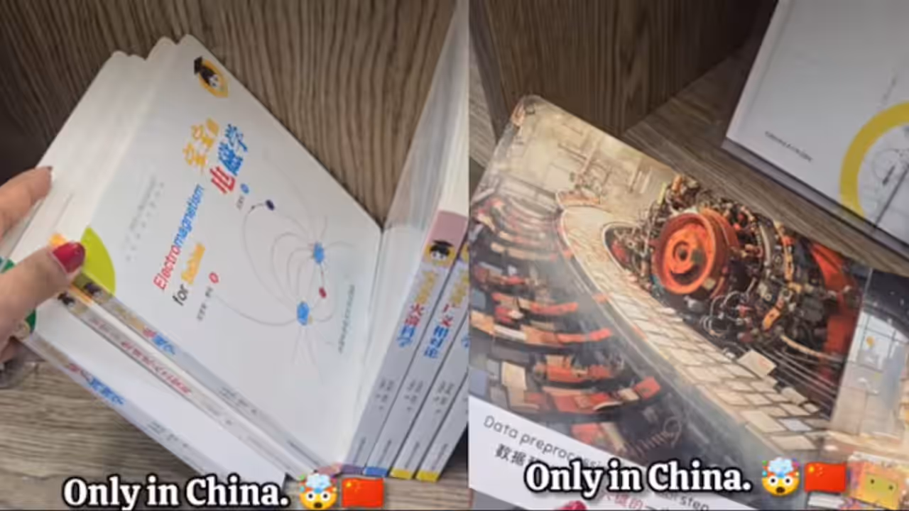 Woman Shocked to Find AI Books for Kids in China Woman Shocked to Find AI Books for Kids in China