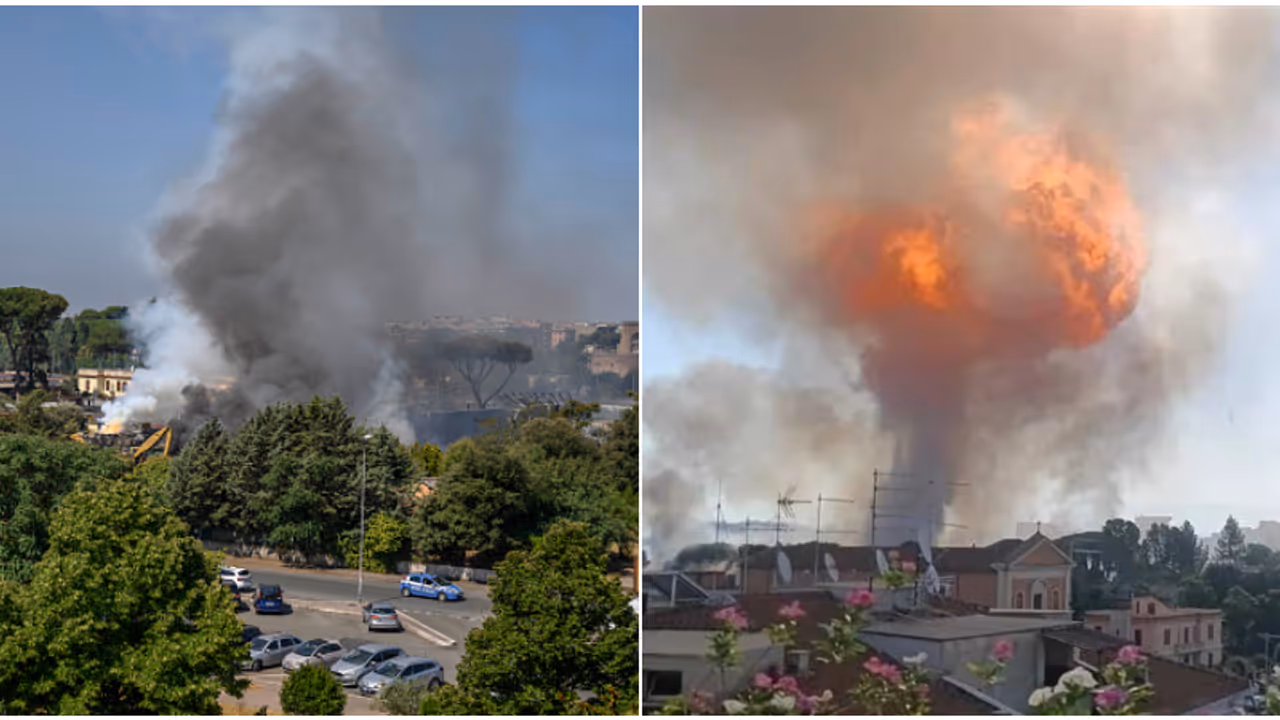 Explosion Rocks A Petrol Station 