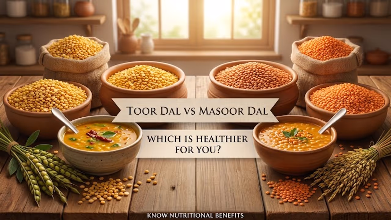 Toor Dal vs Masoor Dal: Which Is Healthier for You? Know Nutritional Benefits Toor Dal vs Masoor Dal: Which Is Healthier for You? Know Nutritional Benefits
