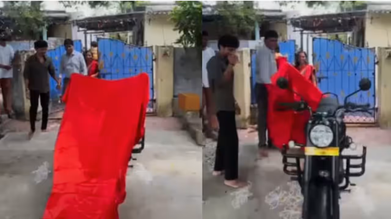 Daughter Gifts Father a Motorcycle on His 50th Birthday Daughter Gifts Father a Motorcycle on His 50th Birthday