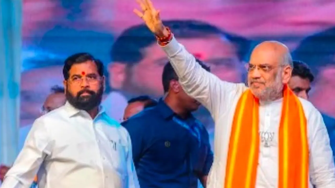 amit shah and eknath shinde amit shah and eknath shinde