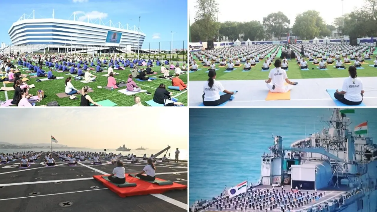 Indian Navy celebrates International Day of Yoga 2025 Indian Navy celebrates International Day of Yoga 2025