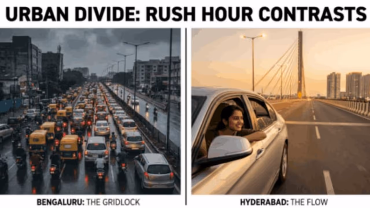 Good Weather, Bad Traffic Woman Says Hyderabad Is Better Than Bengaluru Good Weather, Bad Traffic Woman Says Hyderabad Is Better Than Bengaluru