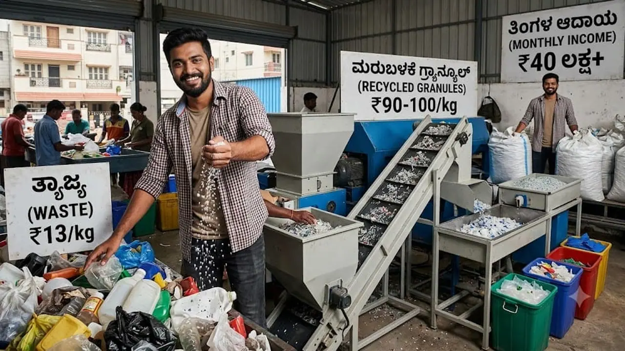A Man Converts Waste plastic into a profitable business A Man Converts Waste plastic into a profitable business