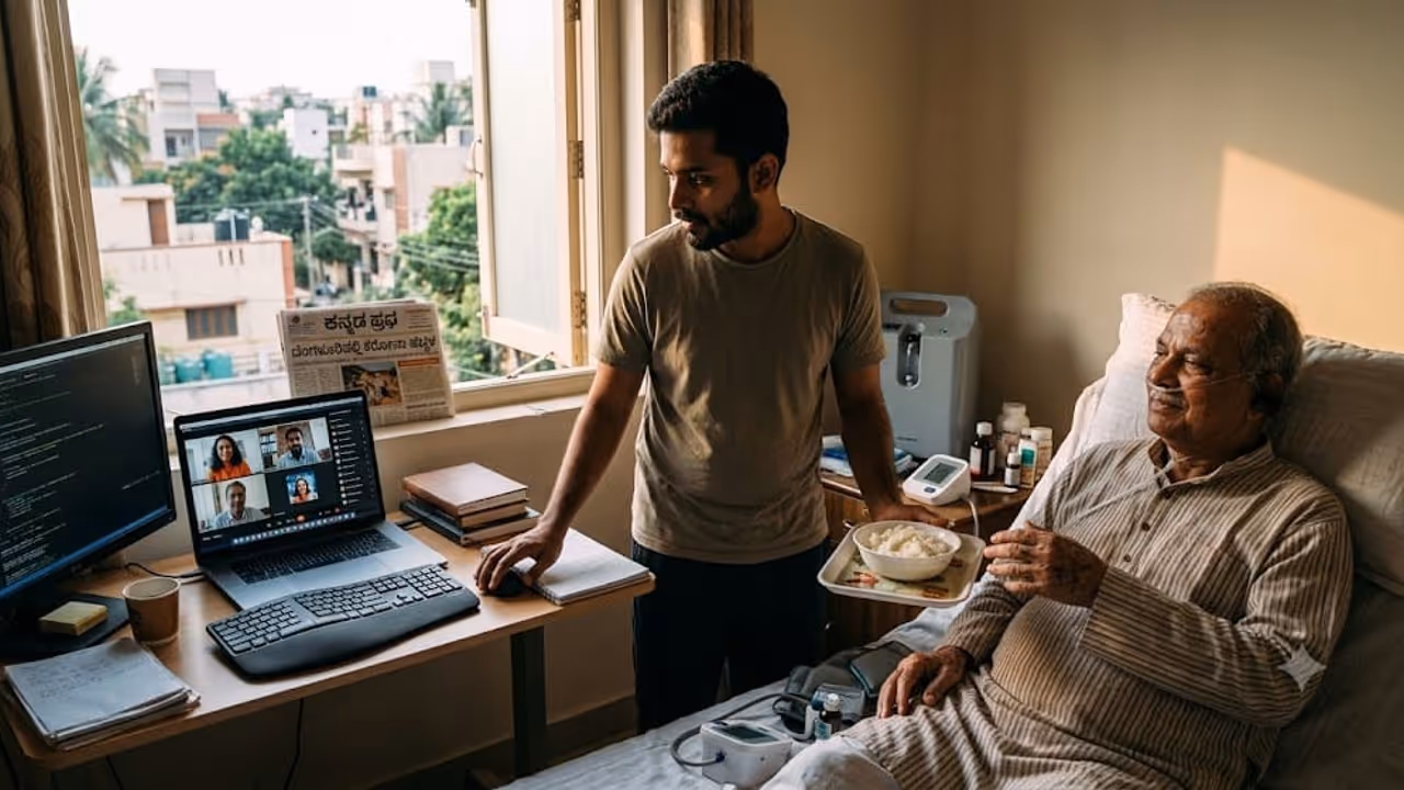 WFH Helped This Techie Care for His Father After a Heart Attack WFH Helped This Techie Care for His Father After a Heart Attack