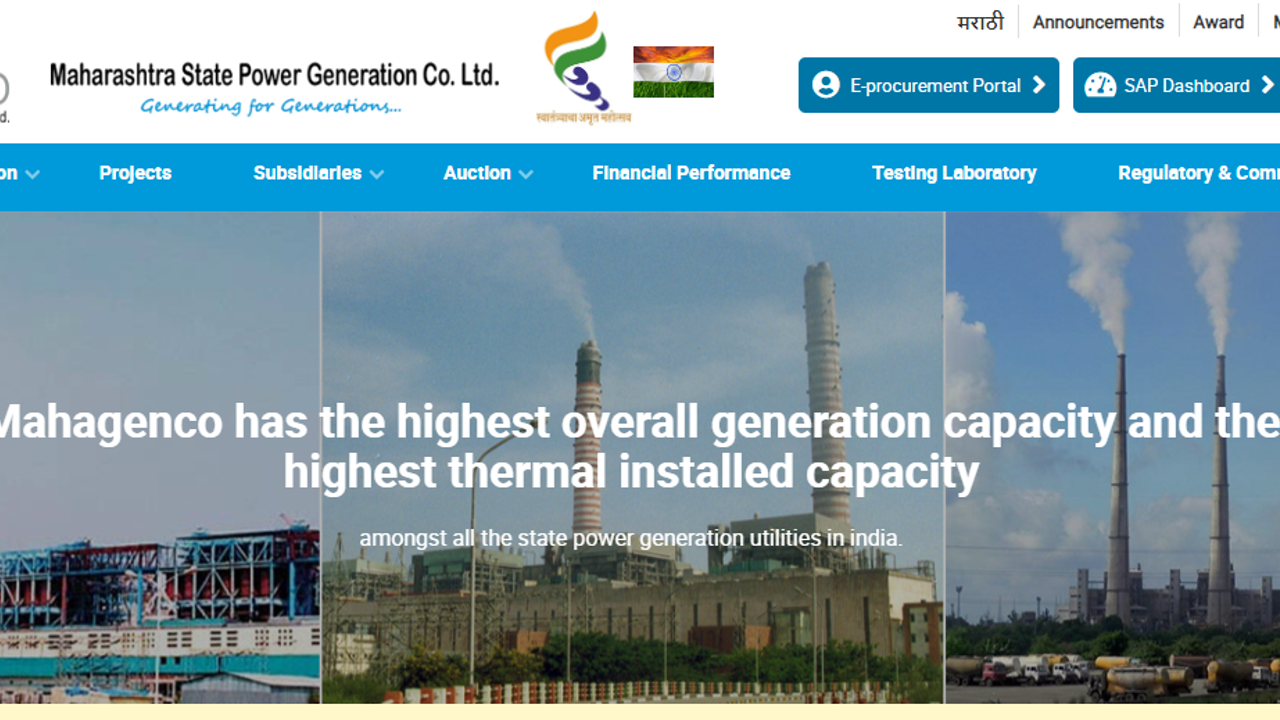 Maharashtra State Power Generation Company Limited Maharashtra State Power Generation Company Limited