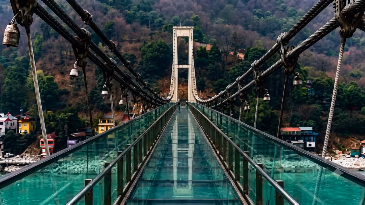 india first glass and cable bridge ganges where located india first glass and cable bridge ganges where located