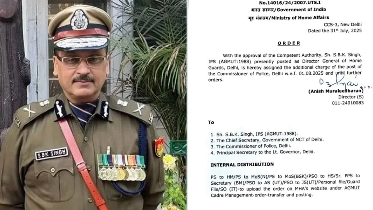 SBK Singh Appointed Delhi Police Commissioner