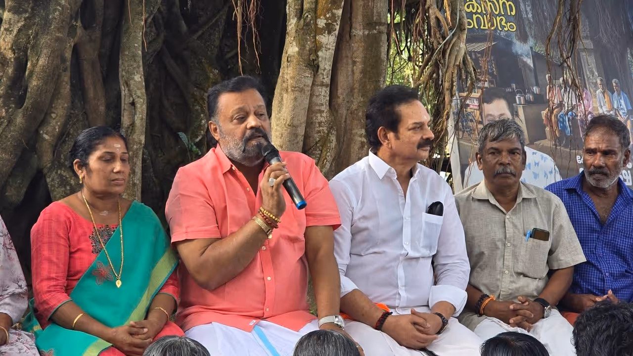 Suresh Gopi and Actor Devan 