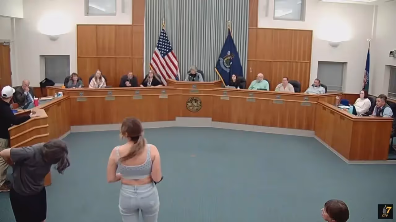 school board meeting protest 