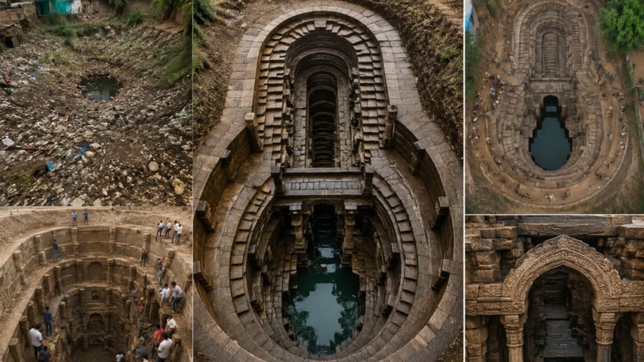 The well is nearly 300 years old The well is nearly 300 years old
