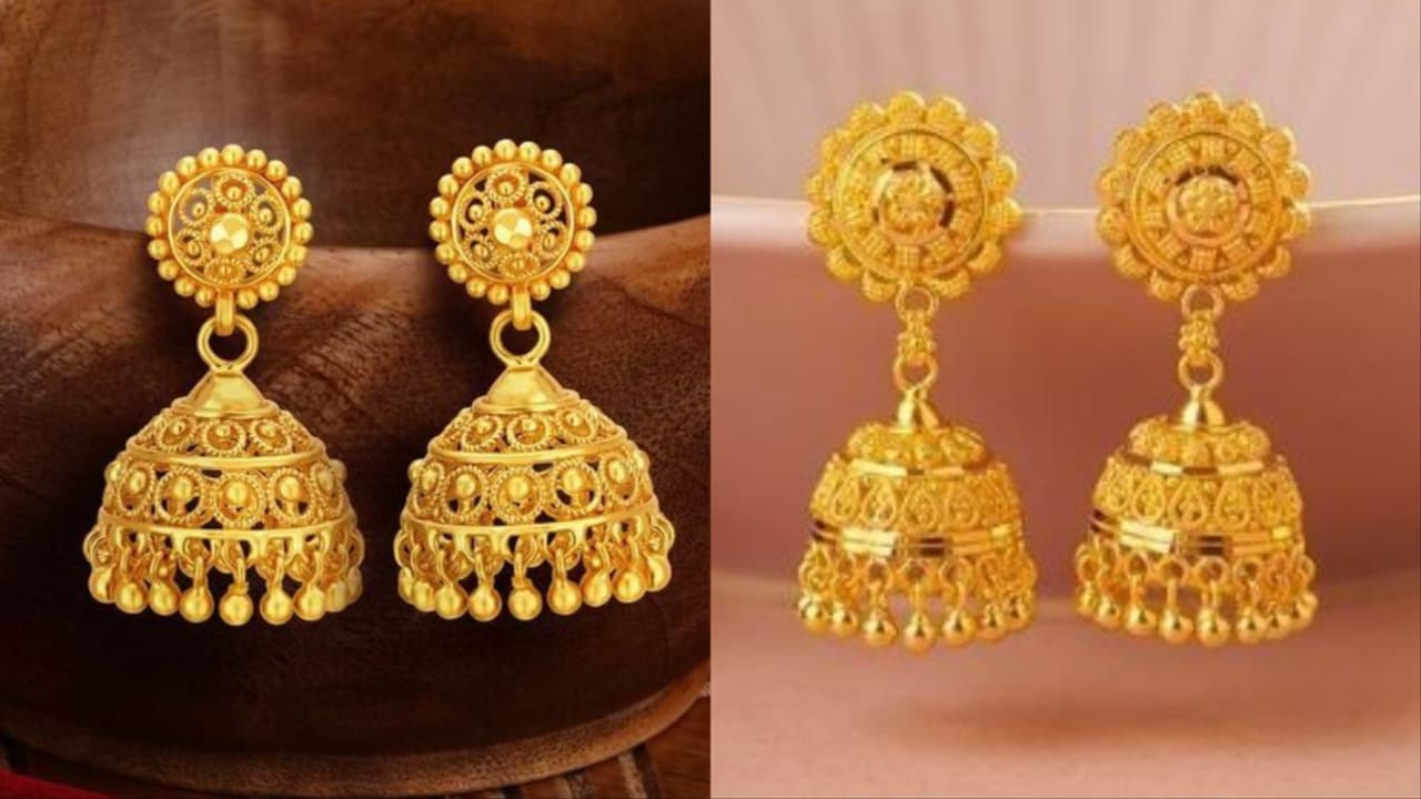 Gold Jhumka Designs Gold Jhumka Designs
