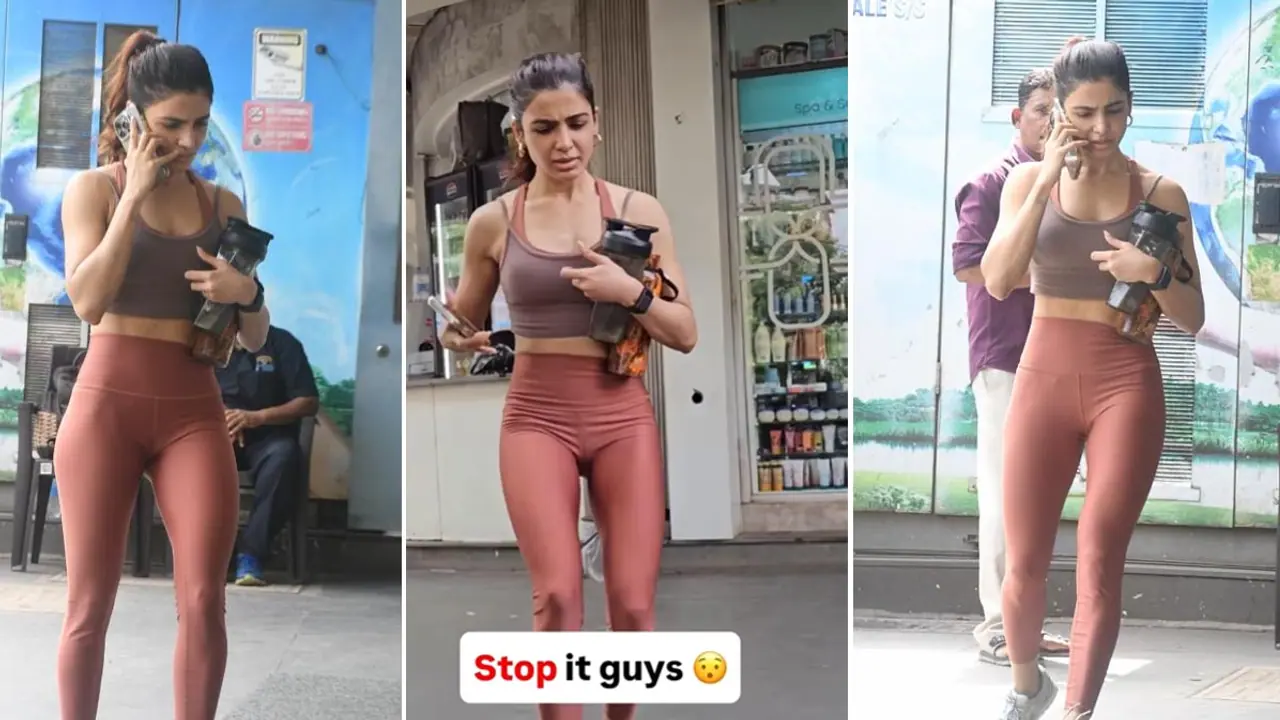 Samantha Ruth Prabhu spotted at gym