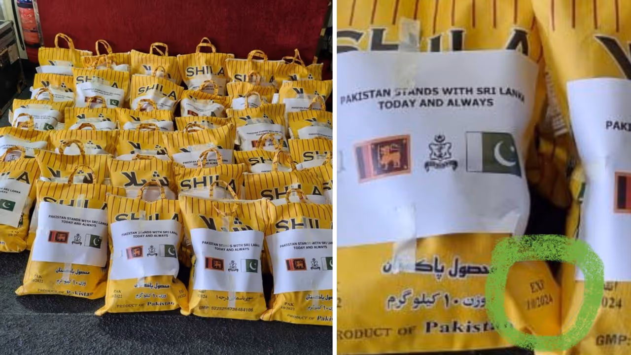 Pakistan Sends Expired Flood Aid to Srilanka