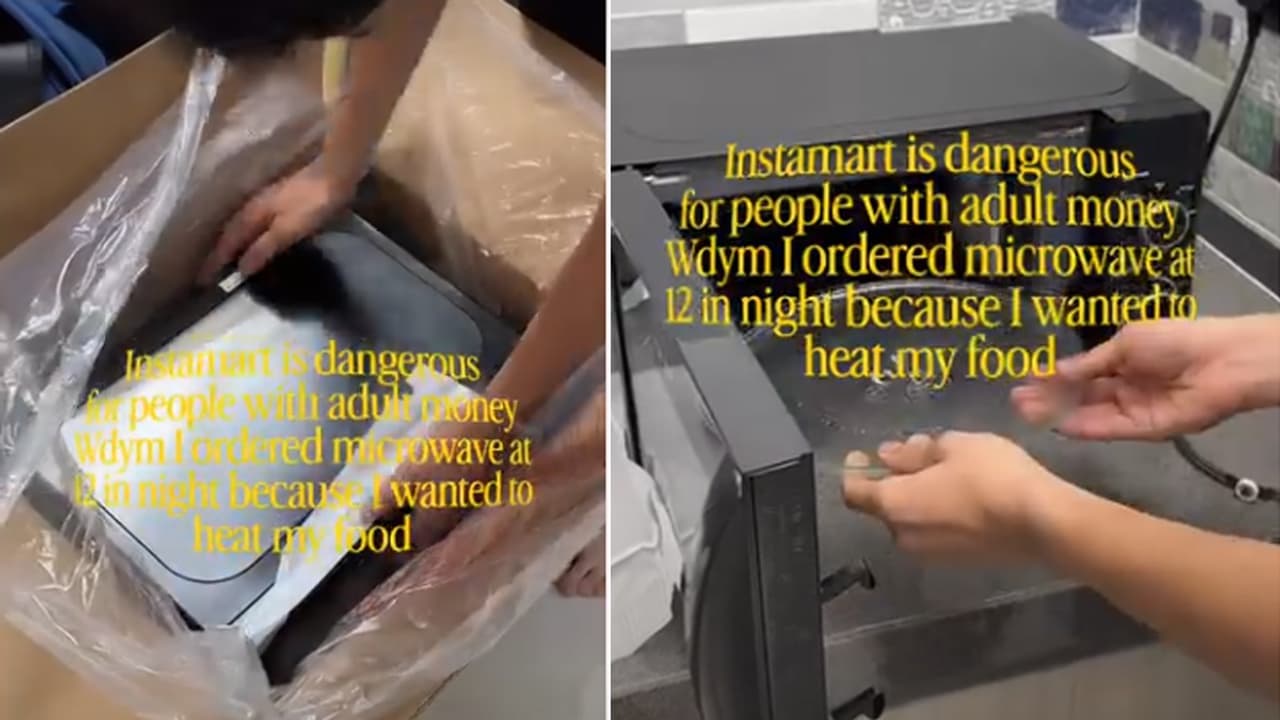Pune Woman's Midnight Microwave Craving Sparks Viral Instamart Moment Pune Woman's Midnight Microwave Craving Sparks Viral Instamart Moment