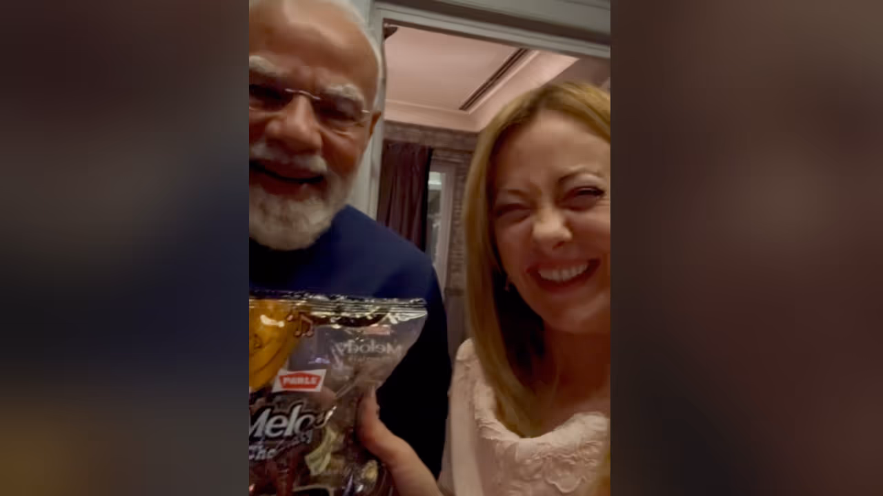 Melody Diplomacy! Giorgia Meloni Thanks PM Modi for Sweet Indian Gift Melody Diplomacy! Giorgia Meloni Thanks PM Modi for Sweet Indian Gift