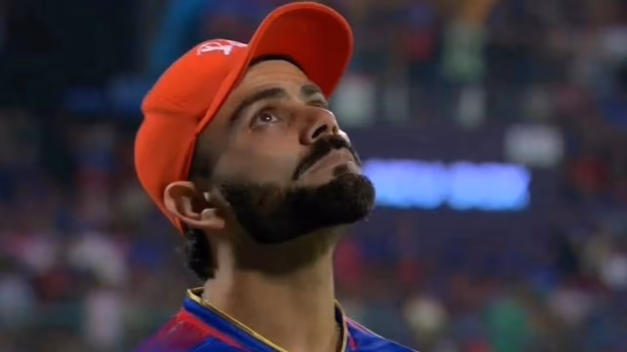 Virat Kohli Chinnaswamy stadium reaction Virat Kohli Chinnaswamy stadium reaction