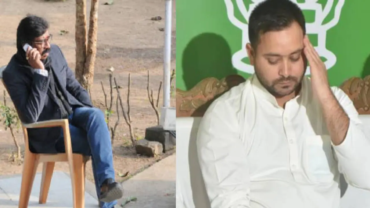 Tejashwi Yadav and hemant soren Tejashwi Yadav and hemant soren