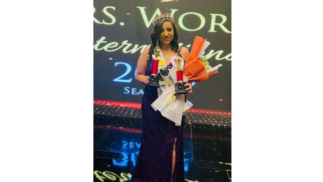 Fatemeh Amirbeygi Crowned Mrs. World Peace 2025 and won the subtitle Goodwill Ambassador