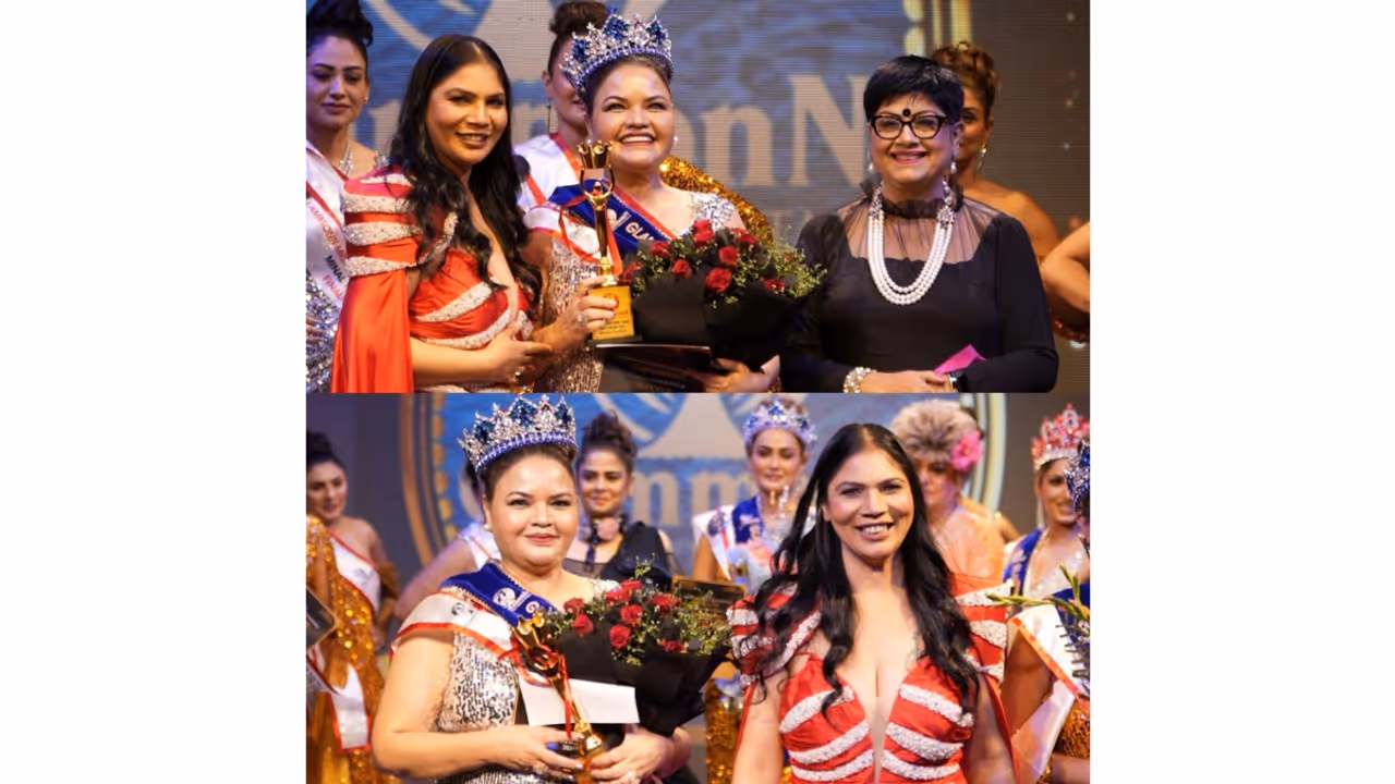 Namita Pandey Crowned Glammonn Mrs India Worldwide 