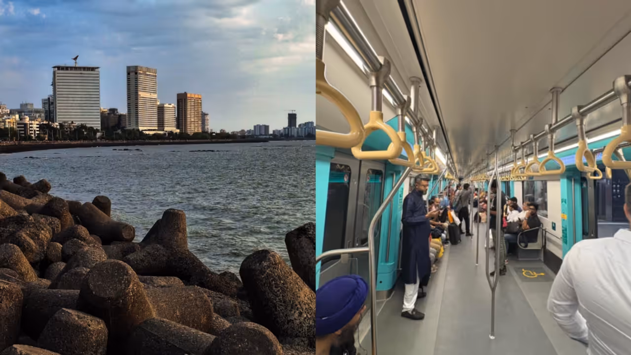 Mumbai Has World Class Metro But Filthy Beaches, Foreigner Points Out City’s Stark Contrast Mumbai Has World Class Metro But Filthy Beaches, Foreigner Points Out City’s Stark Contrast