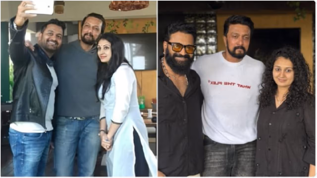 Rishab Shetty Wishes Sudeep Rishab Shetty Wishes Sudeep