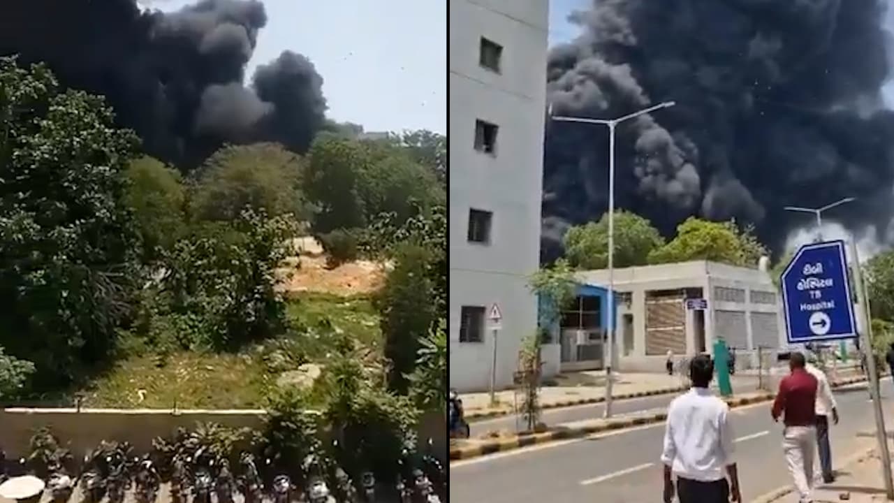Gujarat BREAKING | Plane Crashes Near Ahmedabad’s Meghani Nagar