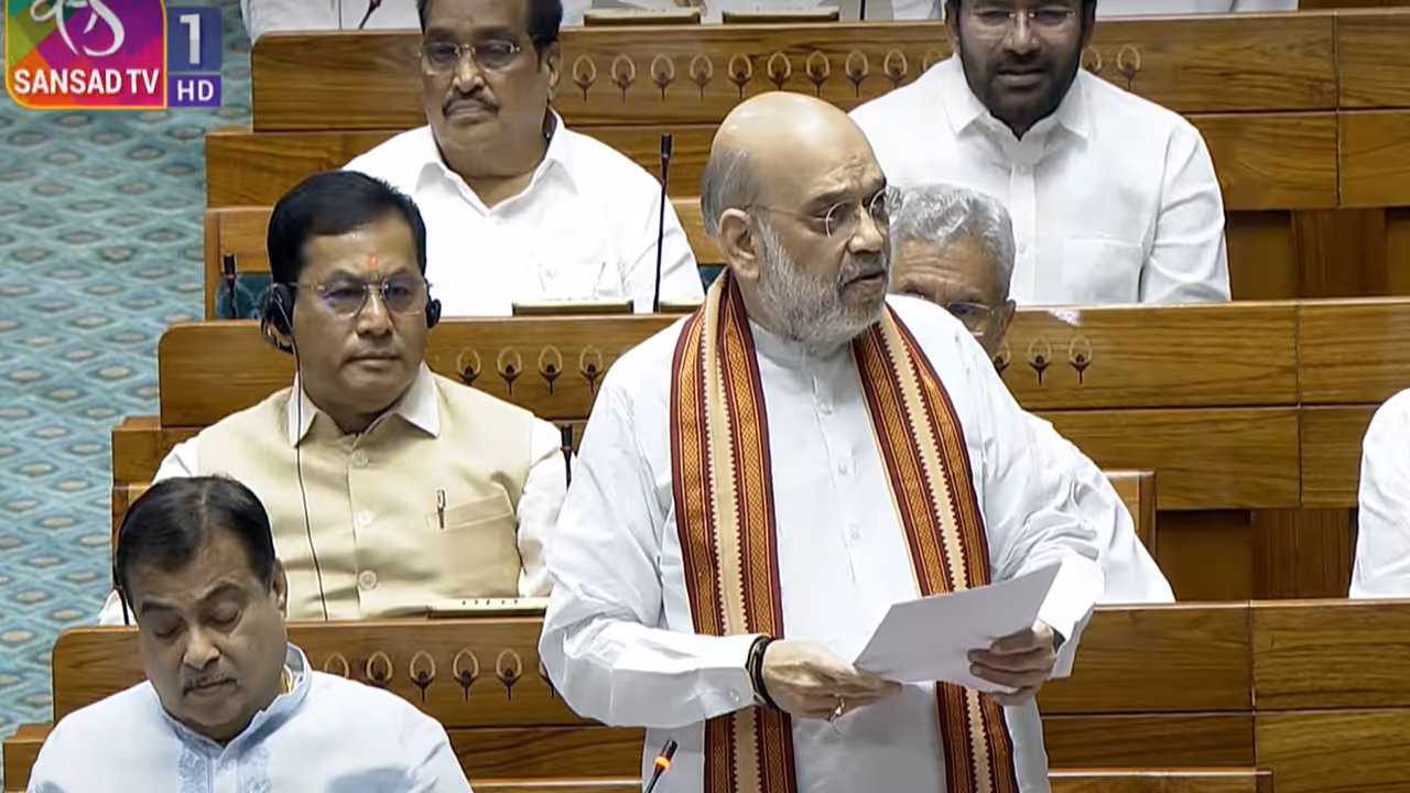 Amit Shah speech in Lok Sabha Amit Shah speech in Lok Sabha
