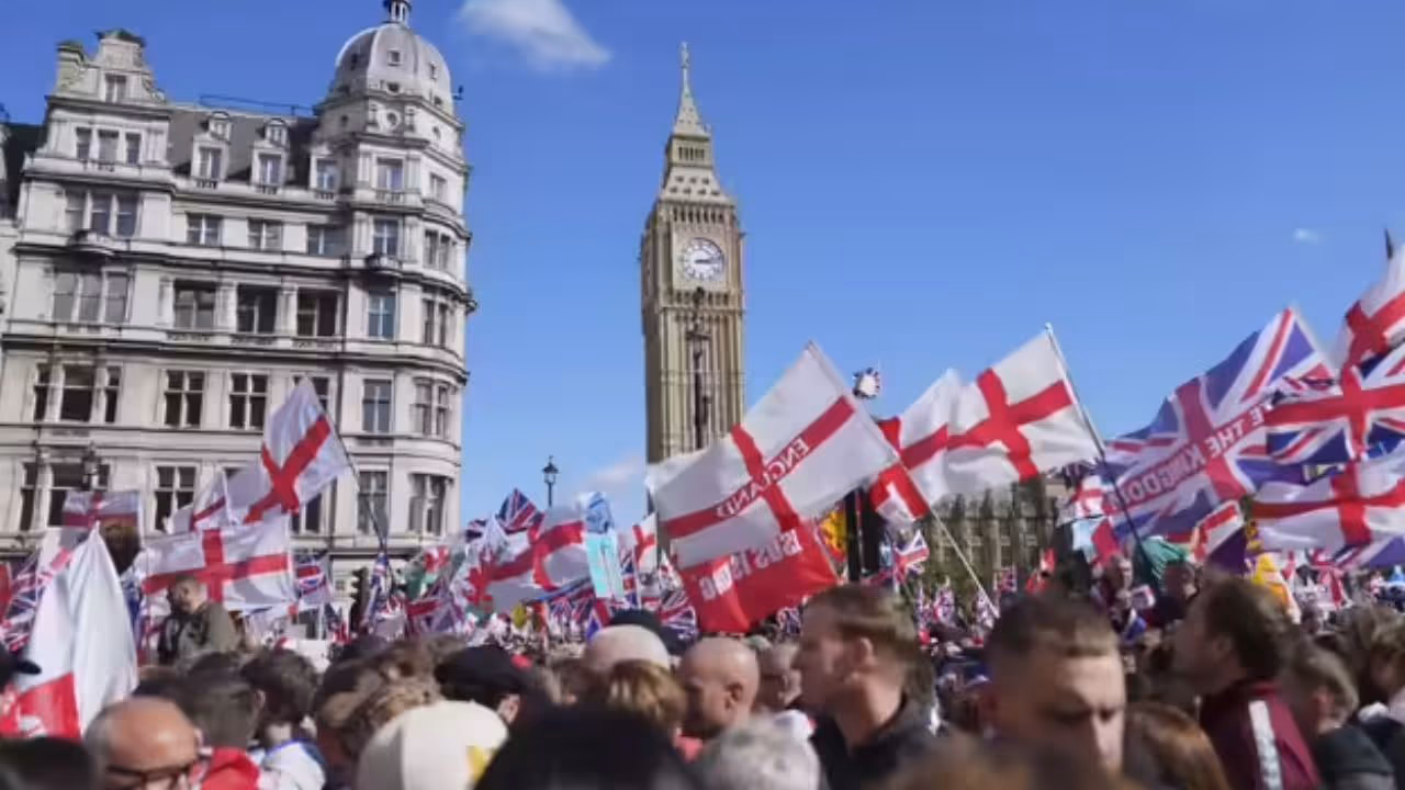 Anti Immigration Rally In London