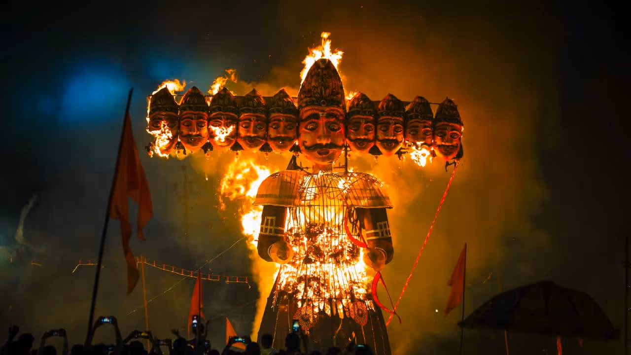 Raavan Dahan celebrations at top Indian Dussehra destinations