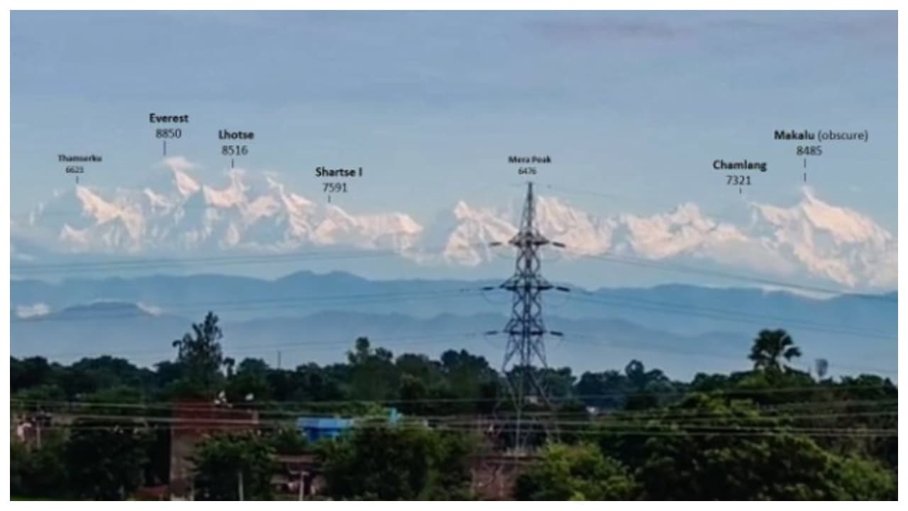 Mount Everest view from Bihar Mount Everest view from Bihar