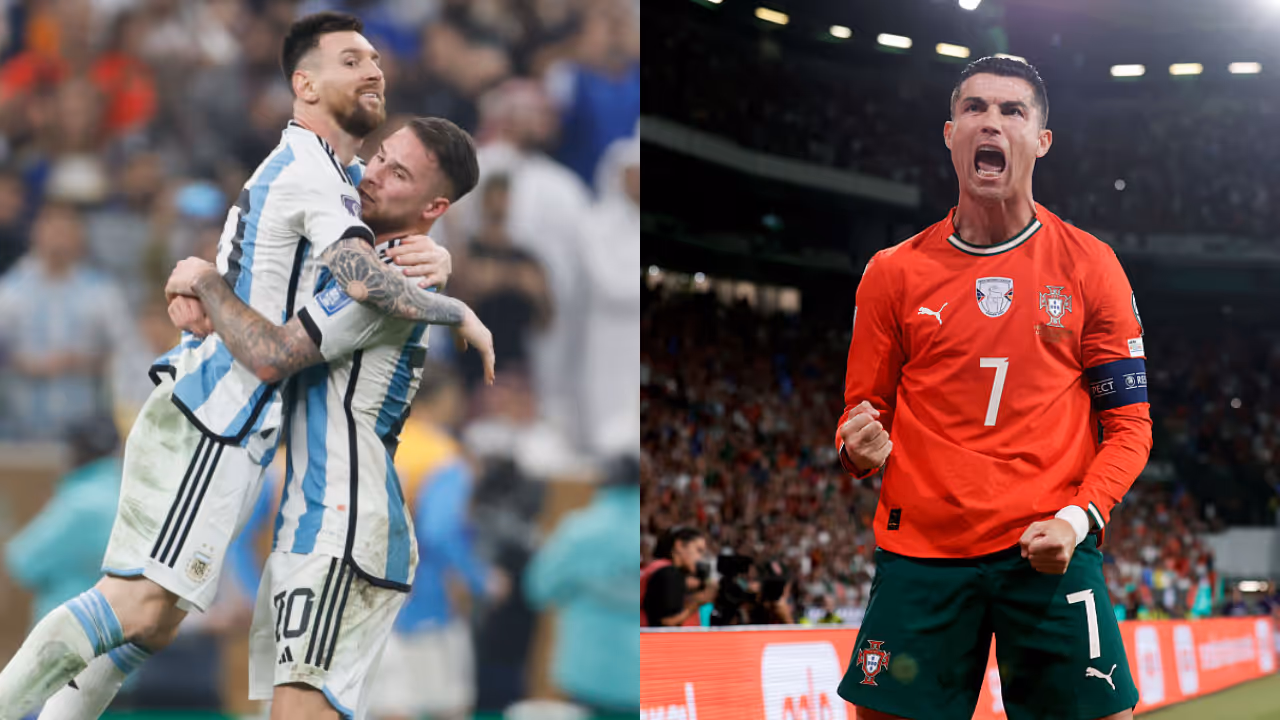 Lionel Messi and Cristiano Ronaldo