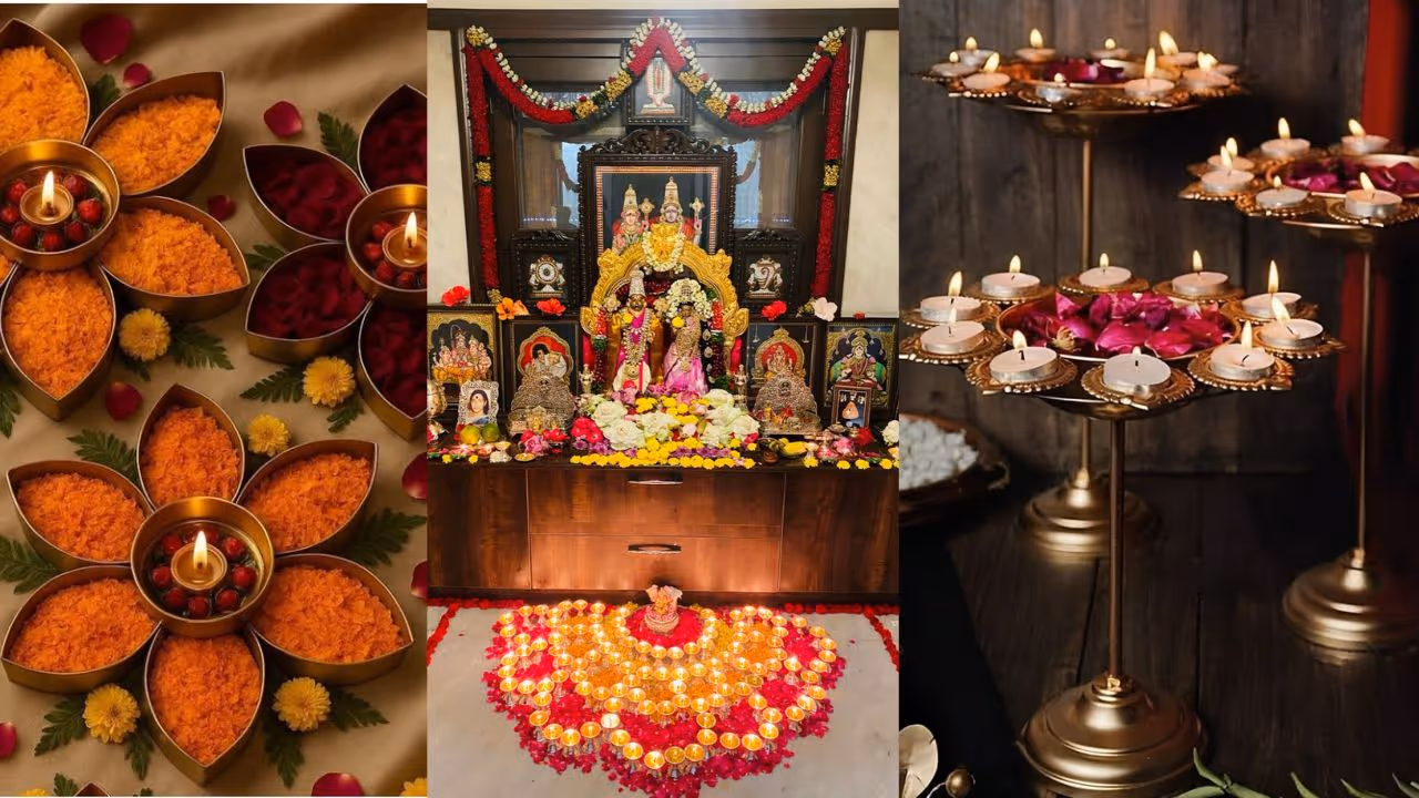 easy Diwali temple decoration ideas at home