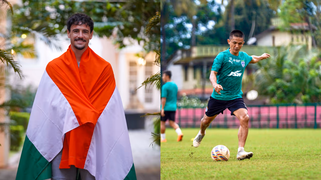 Ryan Williams and Sunil Chhetri Ryan Williams and Sunil Chhetri