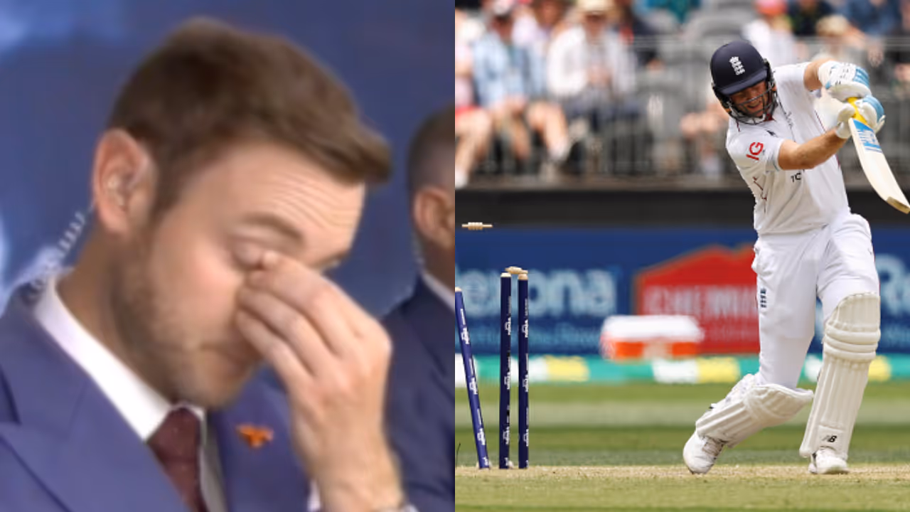 Stuart Broad in tears Stuart Broad in tears